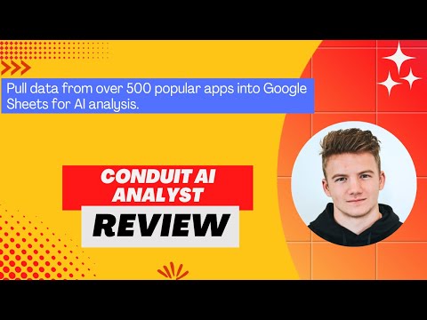 Conduit AI Analyst Review, Demo + Tutorial I Get insights &amp; answers from your business data with AI